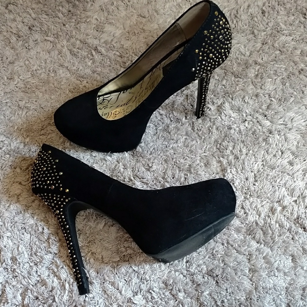Material Girl Suede Heels
